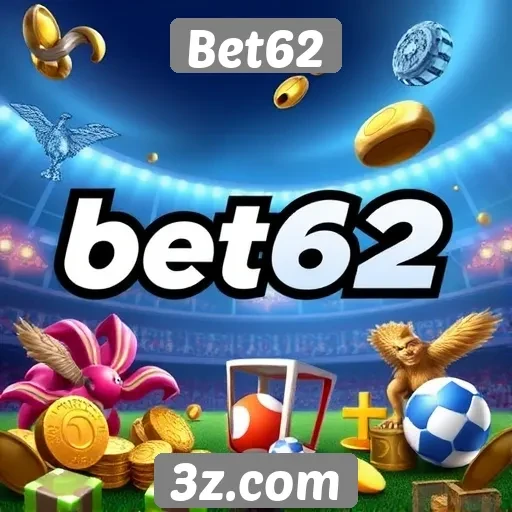 Variedade de jogos disponíveis no Bet62